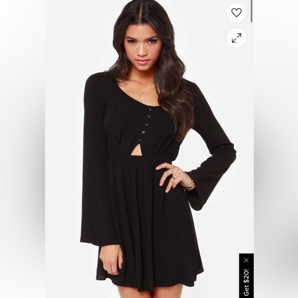 Black Cutout Dress XS